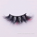 pink mink lashes full strip colorful mink eyelashes